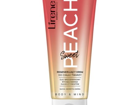 Body & Mind regenerujący krem do ciała i twarzy Sweet Peach 200ml on Sale