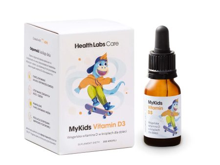 MyKids Vitamin D3 wegańska witamina D w kropelkach dla dzieci suplement diety 9.7ml Online