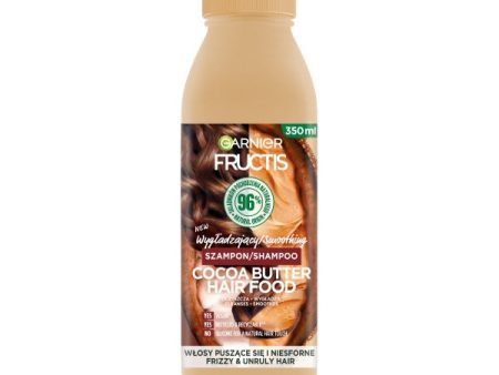 Fructis Cocoa Butter Hair Food wygładzający szampon do włosów puszących się i niesfornych 350ml For Discount