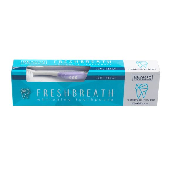 Freshbreath Whitening Toothpaste wybielająca pasta do zębów 100ml + szczoteczka do zębów For Discount