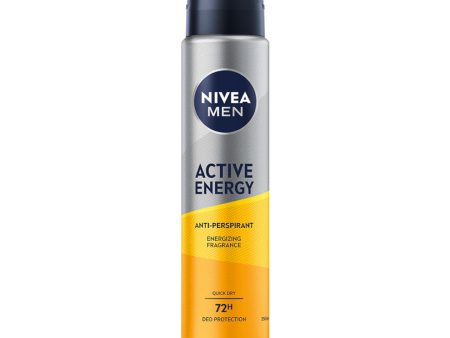 Men Active Energy antyperspirant w sprayu 250ml Fashion