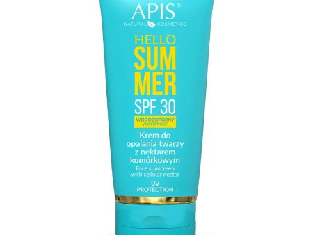 Hello Summer wodoodporny krem do opalania twarzy z nektarem komórkowym SPF30 50ml Discount