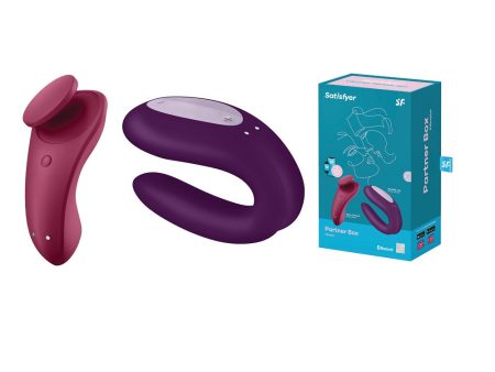 Partner Box 1 zestaw Sexy Secret Panty Vibrator + Double Joy Partner Vibrator For Sale