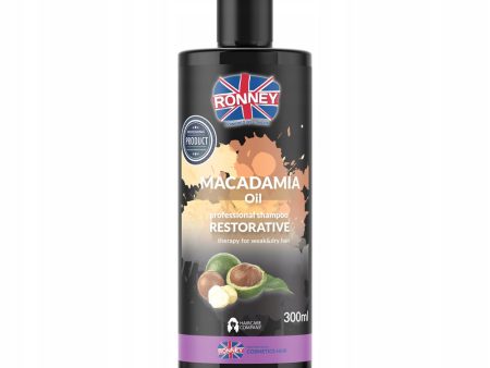 Macadamia Oil Professional Shampoo Restorative wzmacniający szampon do włosów suchych i osłabionych 300ml Online Hot Sale