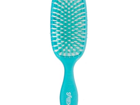 Hair Brush szczotka do włosów niskoporowatych wzbogacona olejem kokosowym Turkusowa Online Sale