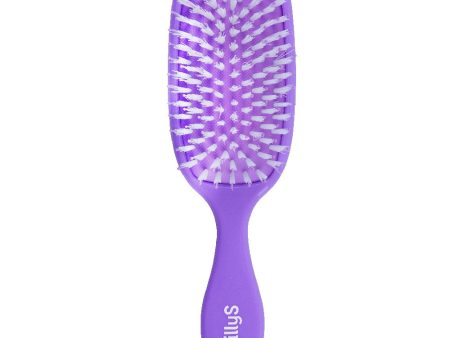 Hair Brush szczotka do włosów średnioporowatych wzbogacona olejem z pestek śliwki Fioletowa For Sale