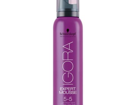 Igora Expert Mousse koloryzująca pianka do włosów 5-5 Lekki Złoty Brąz 100ml For Discount