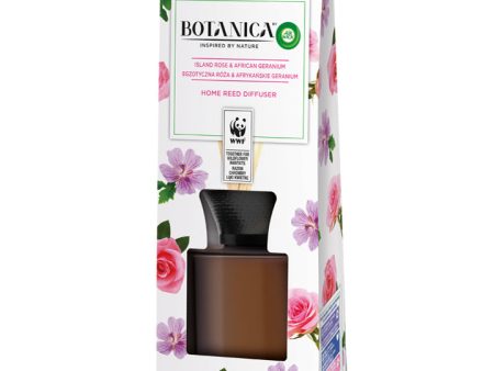 Botanica patyczki zapachowe Egzotyczna Róża & Afrykańskie Geranium 80ml Hot on Sale