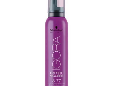 Igora Expert Mousse koloryzująca pianka do włosów 8-77 Lekki Miedziany Blond 100ml Online Sale