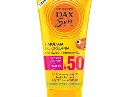 Emulsja do opalania dla dzieci i niemowląt SPF50 Travel 50ml Online Sale