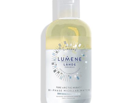 Nordic Hydra Lahde Pure Arctic Miracle Bi-Phase Micellar Water dwufazowy płyn micelarny do demakijażu twarzy 250ml Hot on Sale