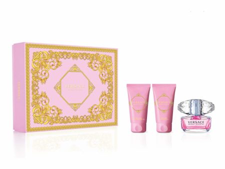 Bright Crystal zestaw woda toaletowa spray 50ml + żel pod prysznic 50ml + balsam do ciała 50ml For Cheap