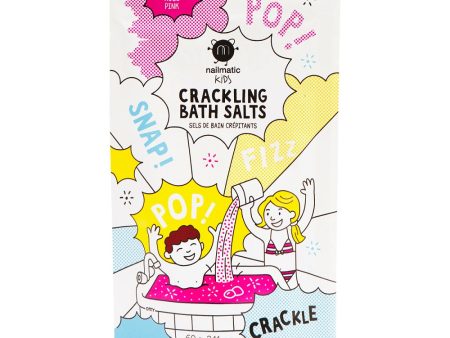 Kids Crackling Bath Salts musująca sól do kąpieli dla dzieci Pink 60g Supply