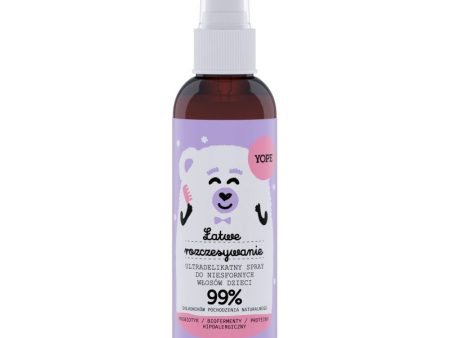 Ultradelikatny spray ułatwiający rozczesywanie włosów dzieci 150ml For Sale