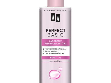 Perfect Basic łagodzący płyn micelarny 3w1 Sensitive 200ml Fashion