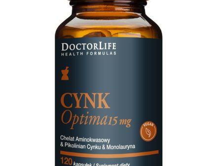 Cynk Optima 15mg suplement diety 120 kapsułek Hot on Sale