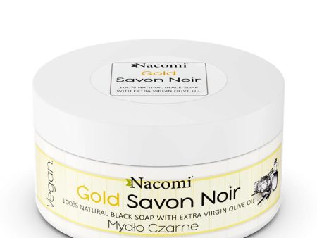 Gold Savon Noir złote czarne mydło z oliwą z oliwek 125g Fashion