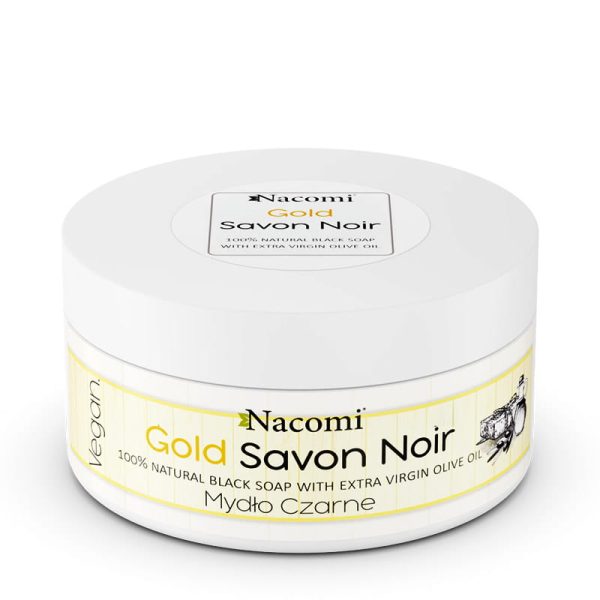 Gold Savon Noir złote czarne mydło z oliwą z oliwek 125g Fashion