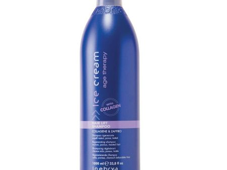 Ice Cream Age Therapy Hair Lift Shampoo regenerujący szampon do włosów dojrzałych o porowatej strukturze 1000ml For Cheap