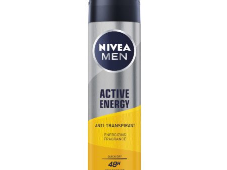 Men Active Energy antyperspirant w sprayu 150ml Discount