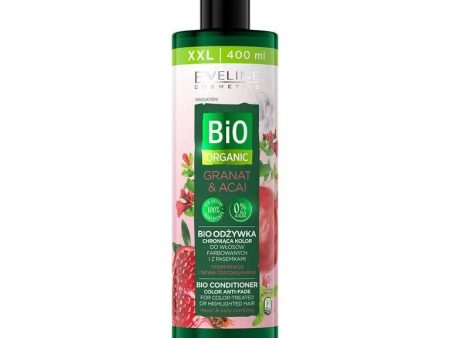 Bio Organic bioodżywka chroniąca kolor do włosów farbowanych i z pasemkami Granat & Acai 400ml Fashion