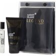 Legend Night zestaw miniatura wody perfumowanej spray 7.5ml + balsam po goleniu 50ml + kosmetyczka Discount