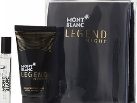 Legend Night zestaw miniatura wody perfumowanej spray 7.5ml + balsam po goleniu 50ml + kosmetyczka Discount