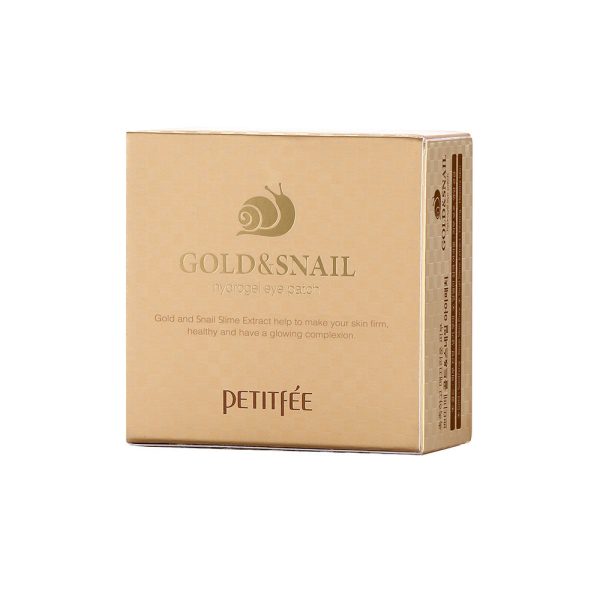 Gold&Snail Hydrogel Eye Patch wygładzające hydrożelowe płatki pod oczy ze złotem i śluzem ślimaka 60szt. Hot on Sale