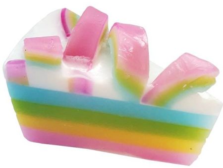 Raspberry Rainbow Soap Cake mydło glicerynowe 140g For Sale