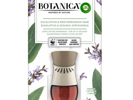 Botanica elektryczny odświeżacz powietrza Eukaliptus & Szałwia Afrykańska 19ml Supply