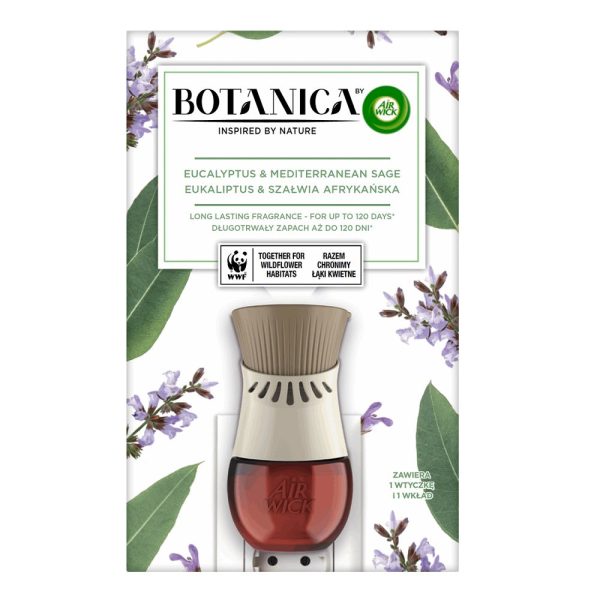 Botanica elektryczny odświeżacz powietrza Eukaliptus & Szałwia Afrykańska 19ml Supply