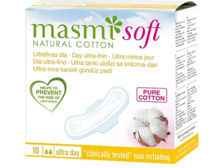 Day Ultra-Thin Pads ultracienkie podpaski na dzień ze skrzydełkami z bawełny organicznej Soft 10 sztuk For Discount