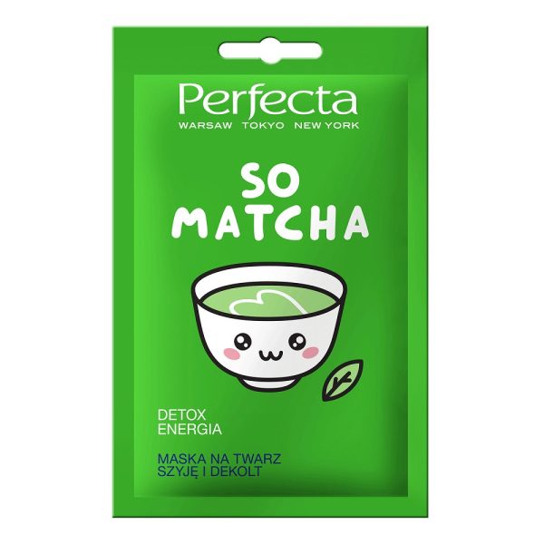 So Matcha maska na twarz szyję i dekolt detox & energia 10ml Online Sale