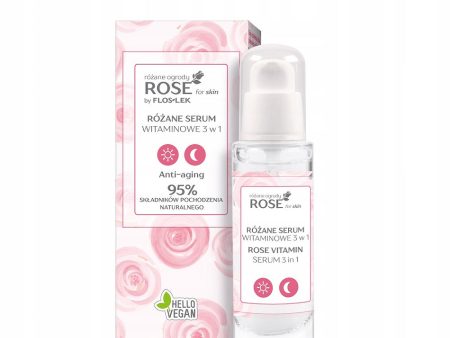 Rose For Skin różane serum witaminowe 3w1 30ml Cheap