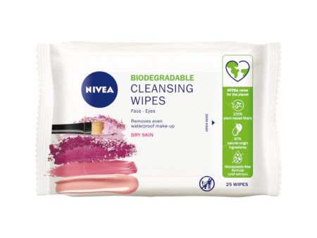 Biodegradable Cleansing Wipes biodegradowalne łagodzące chusteczki do demakijażu 25szt Supply