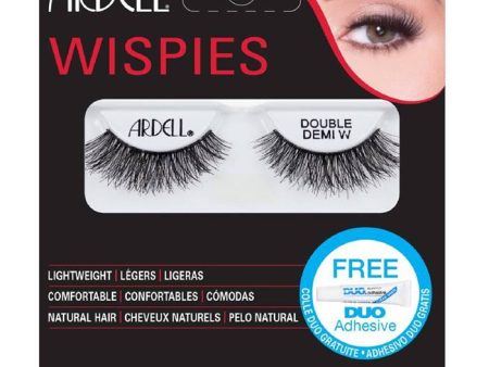 Wispies Double Demi W para sztucznych rzęs Black + Duo Adhesive klej do rzęs 1g Discount