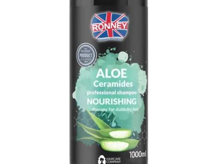 Aloe Ceramides Professional Shampoo Nourishing nawilżający szampon do włosów suchych i matowych 1000ml Sale