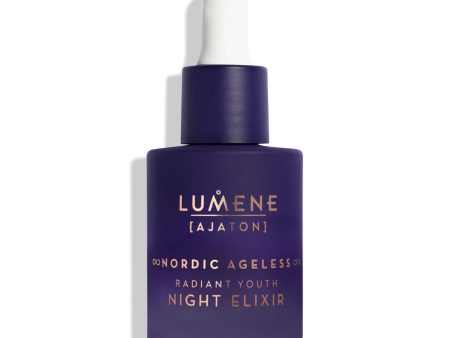 Nordic Ageless Ajaton Radiant Youth Night Elixir wygładzająco-odmładzający eliksir na noc 30ml Discount